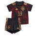 Tyskland Leroy Sane #19 Udebane Trøje Børn VM 2022 Kortærmet (+ Korte bukser)